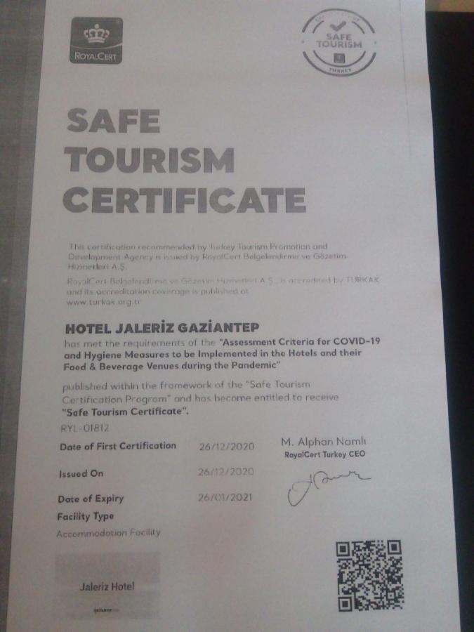 Jaleriz Gaziantep Hotel Экстерьер фото